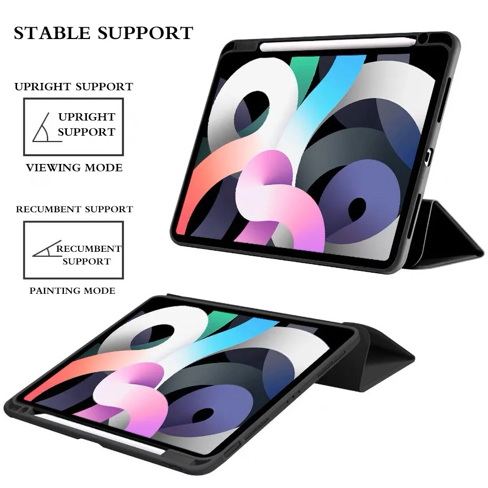 Para IPad Air 11 13 M3 M2 funda 2025 2024 para iPad A16 funda para 10/11a generación 10,9 Pro 11 13 M4 funda Mini 6 7 funda con soporte para lápiz - imagen 5