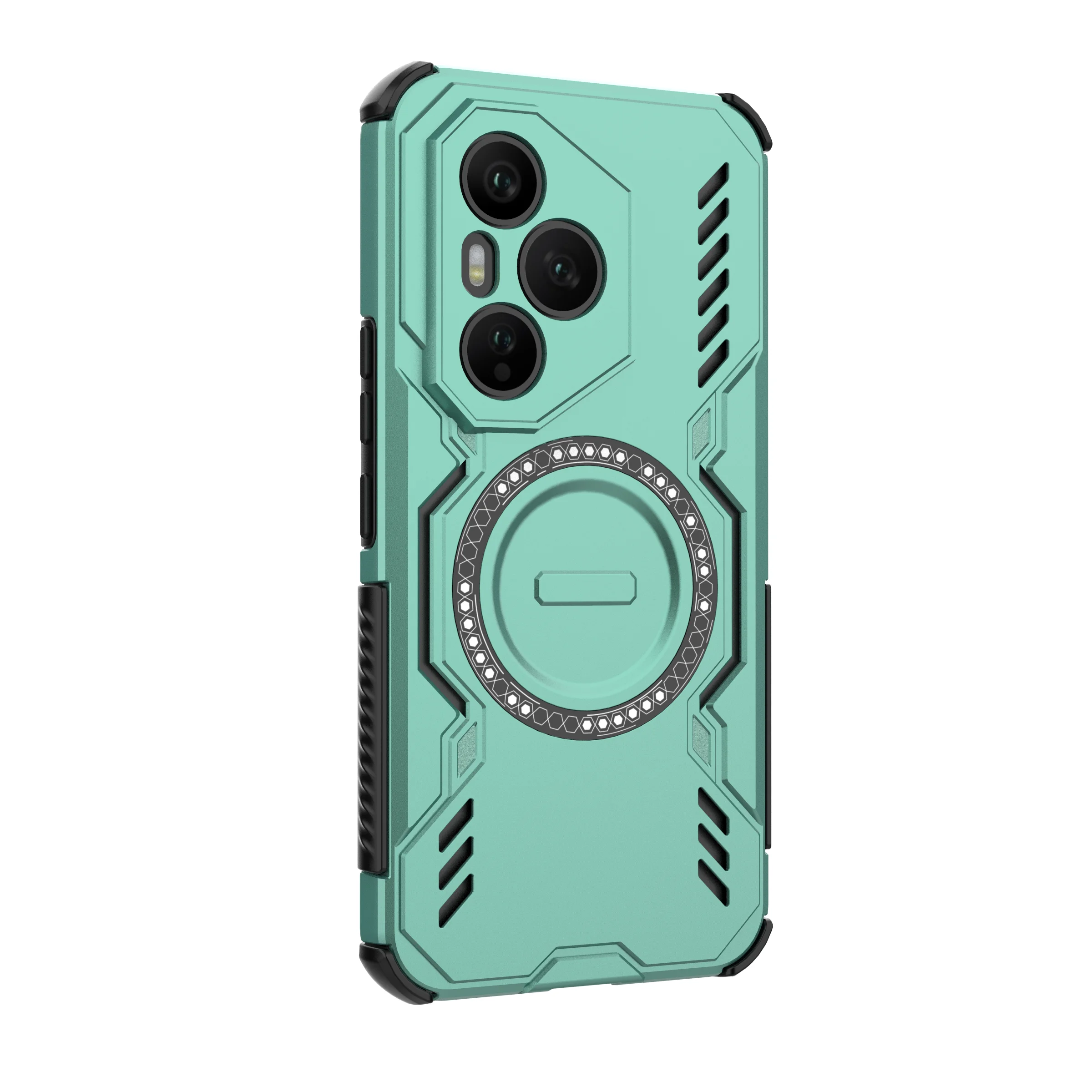 Funda Armor para Magsafe, funda magnética de carga inalámbrica de plástico duro a prueba de golpes para Honor 400 400Pro Global Lite - imagen 3