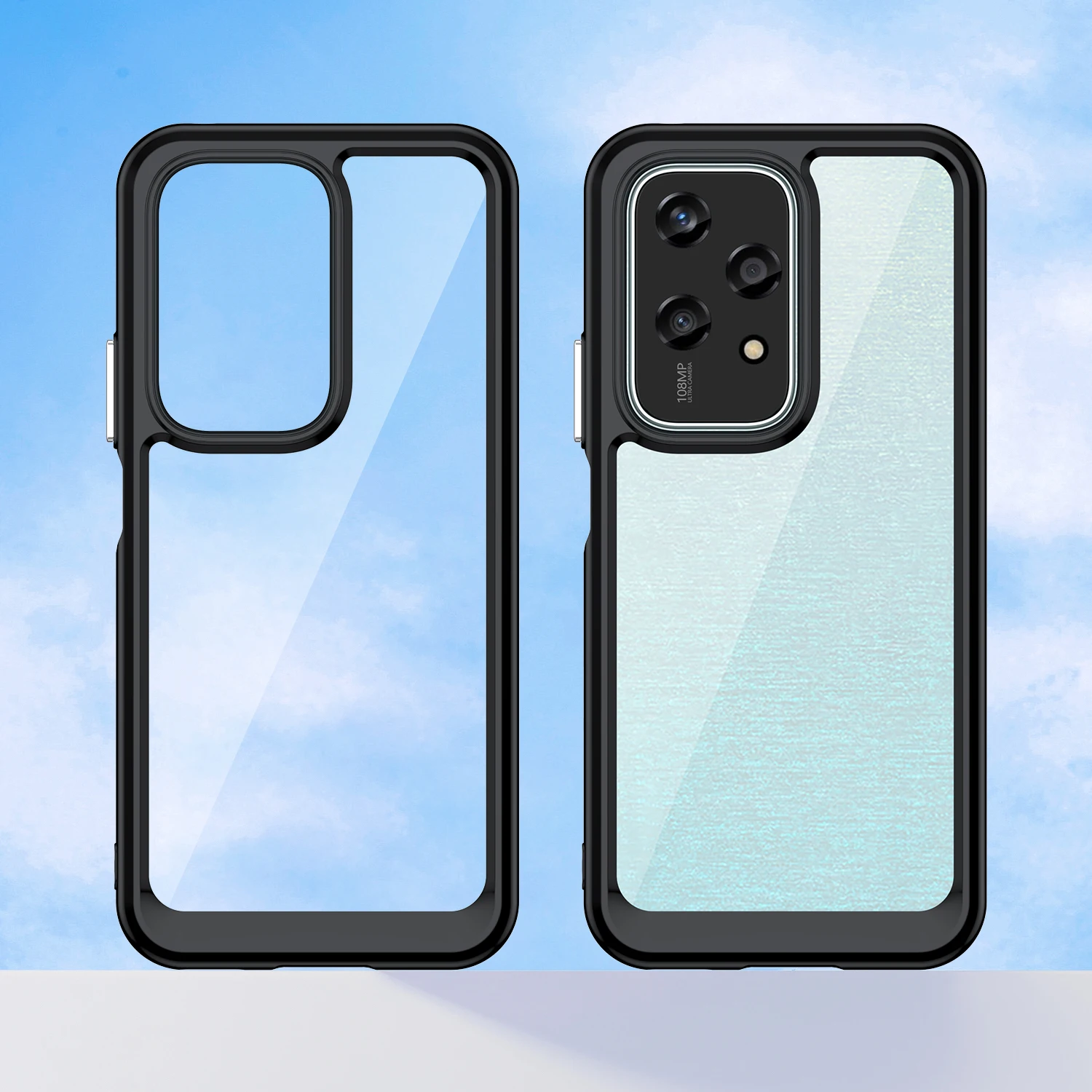 Para Honor 200 Lite Funda transparente Honor 200 Lite Funda Coque Funda dura translúcida borde suave a prueba de golpes parachoques de teléfono Honor 200 Lite - imagen 3