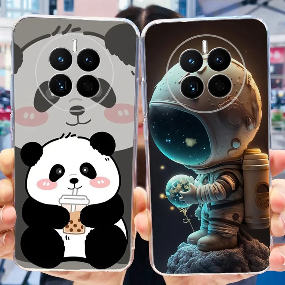 Funda con estampado para Huawei Mate 50 50E, carcasa trasera de TPU de silicona suave para Huawei Mate50 Mate50E CET-LX9 - imagen 2