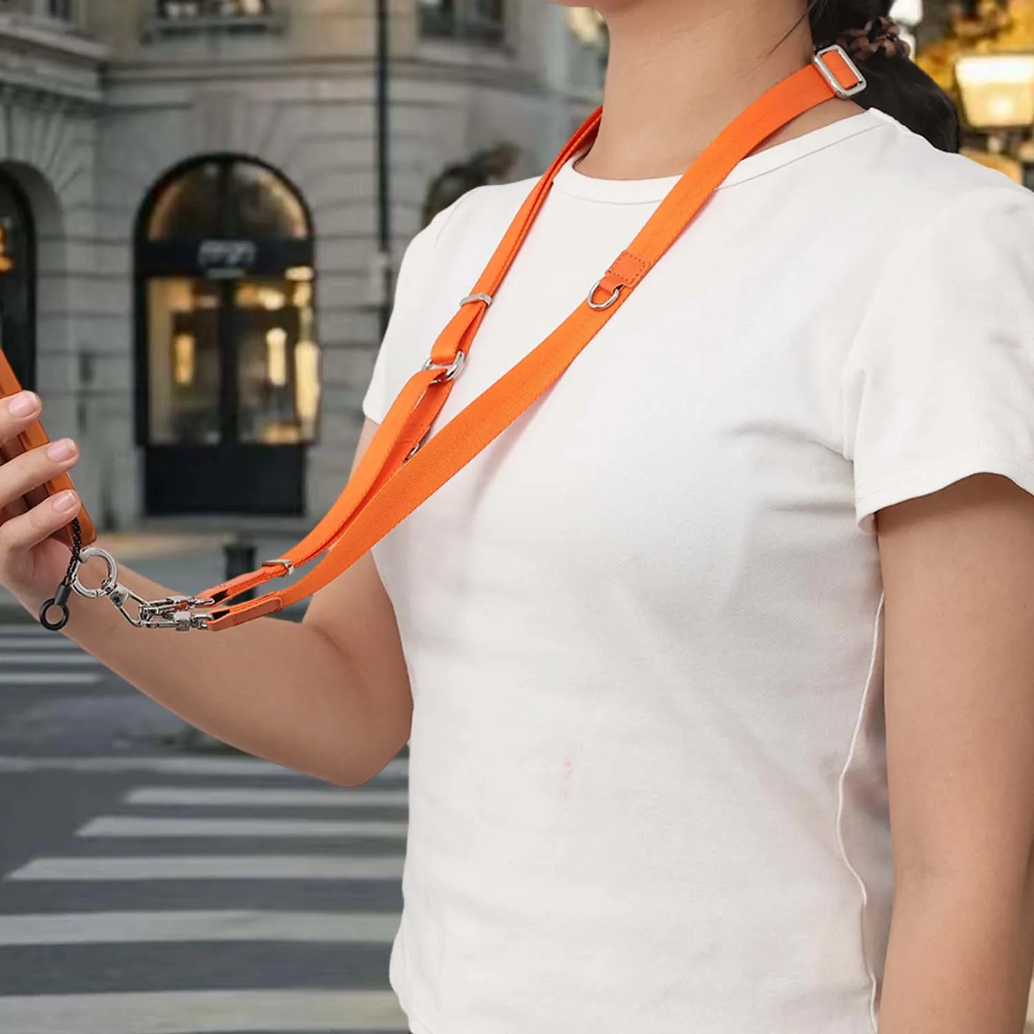 Cordón largo multifunción 3 en 1 para iPhone17 17Air 17Pro MAX, llavero, cables, cuerda para colgar DIY, correas de muñeca anticaída para teléfonos - imagen 3