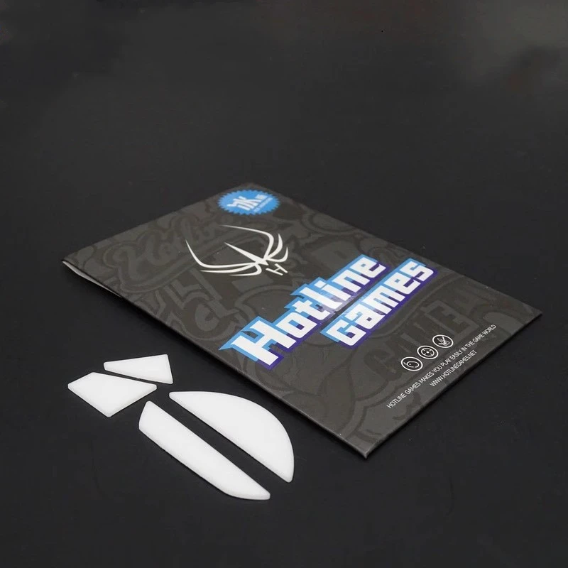 1 paquete de patines de ratón de hielo originales para Razer Basilisk con cable/X Hyperspeed/diseño de arco definitivo, pies deslizantes de ratones de PTFE - imagen 4