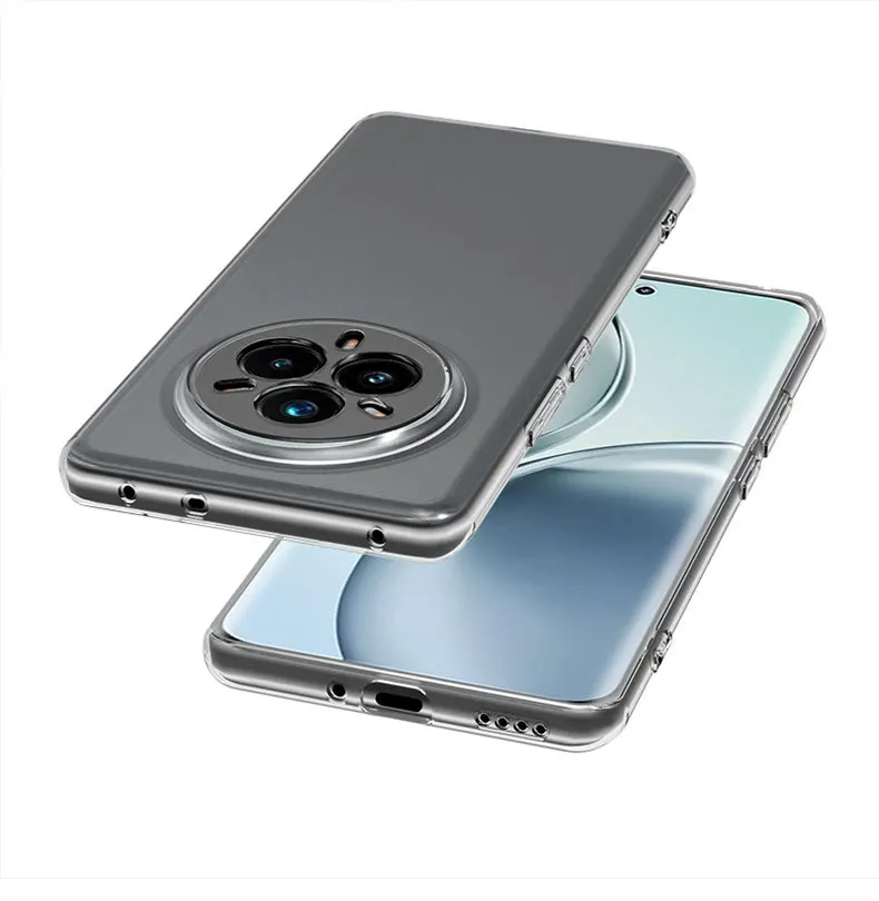 Funda de teléfono transparente de TPU para OPPO Realme 14 Pro Plus Pro + 5G Funda fina suave Simple cristalino silicona Original contraportada - imagen 3