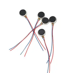 Mini motores de vibración de 10000rpm, Motor vibratorio Micro DC 3V tipo botón de moneda plana, 10mm x 2mm para tableta, buscapersonas, teléfono móvil