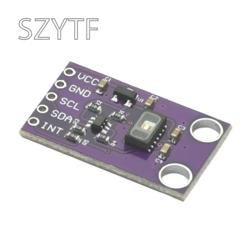 Sensor óptico de partículas I2C MAX30105 de alta precisión, módulo de panel fotodetectores de detección de humo, módulo de llama, fuente de alimentación 1,8 V - imagen 4