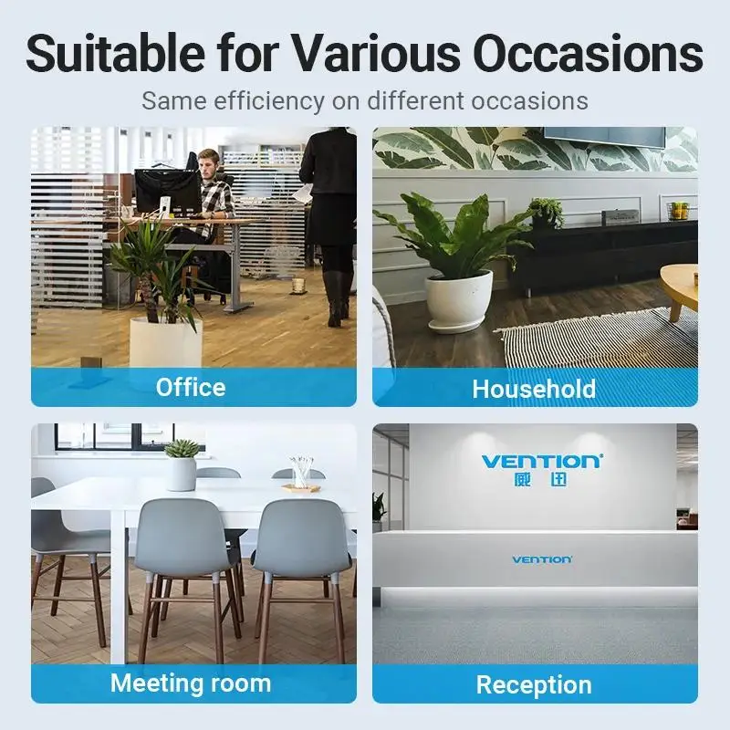 Vention-Cable USB 2,0 para impresora ZJiang HP, Canon, Epson - imagen 5