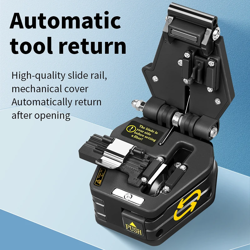 COMPTYCO AUA-6C cuchilla de fibra Cable de fibra óptica cuchillo de corte conexión en frío de fibra óptica/cortador de empalme de fusión herramienta FTTH - imagen 3