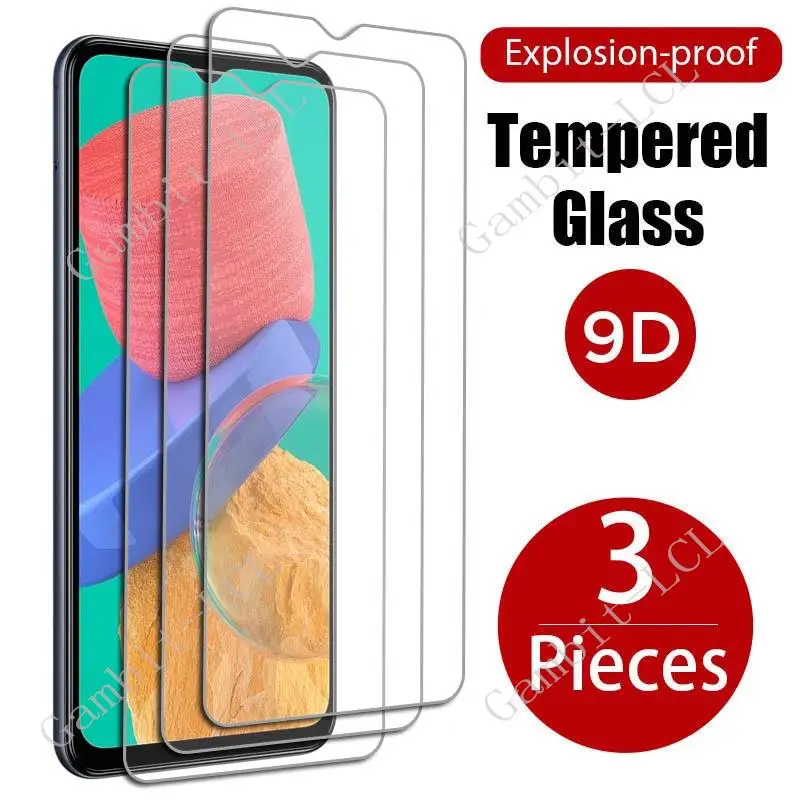3 uds vidrio templado para Samsung Galaxy M33 5G Protector en GalaxyM33 M 33 SM-M336B M336K 6,6 "película protectora de pantalla