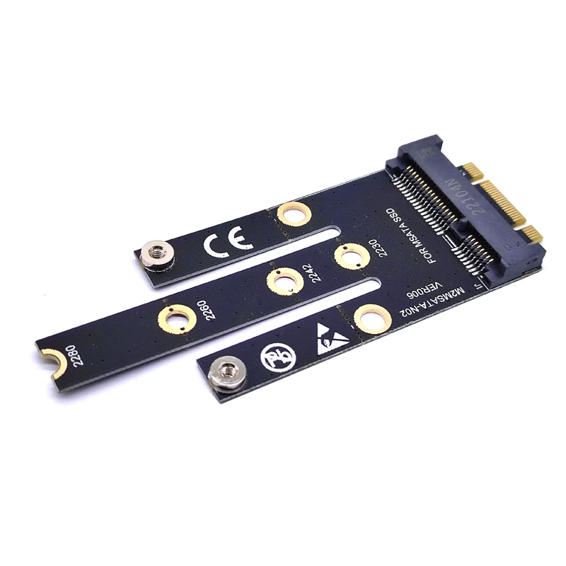 NGFF M.2 B + M Key a mSATA Mini PCI-E PCI-Express SATA 3,0 SSD adaptador convertidor macho tarjeta elevadora para 2242/2260/2280 M2 NGFF SSD