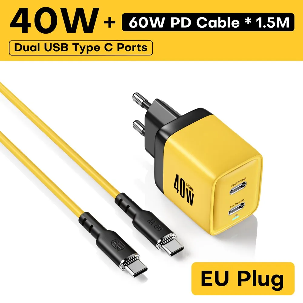 EU Plug With Cable