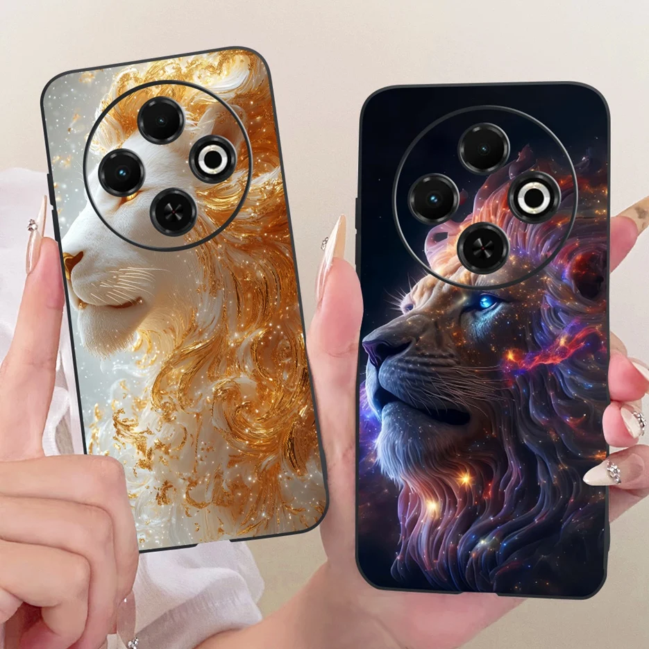 Para Tecno Spark 30C 4G funda kl5 kl5n lindo León moda cubierta pintada suave TPU funda de teléfono para Tecno Spark 30 Pro Spark30 C parachoques - imagen 5