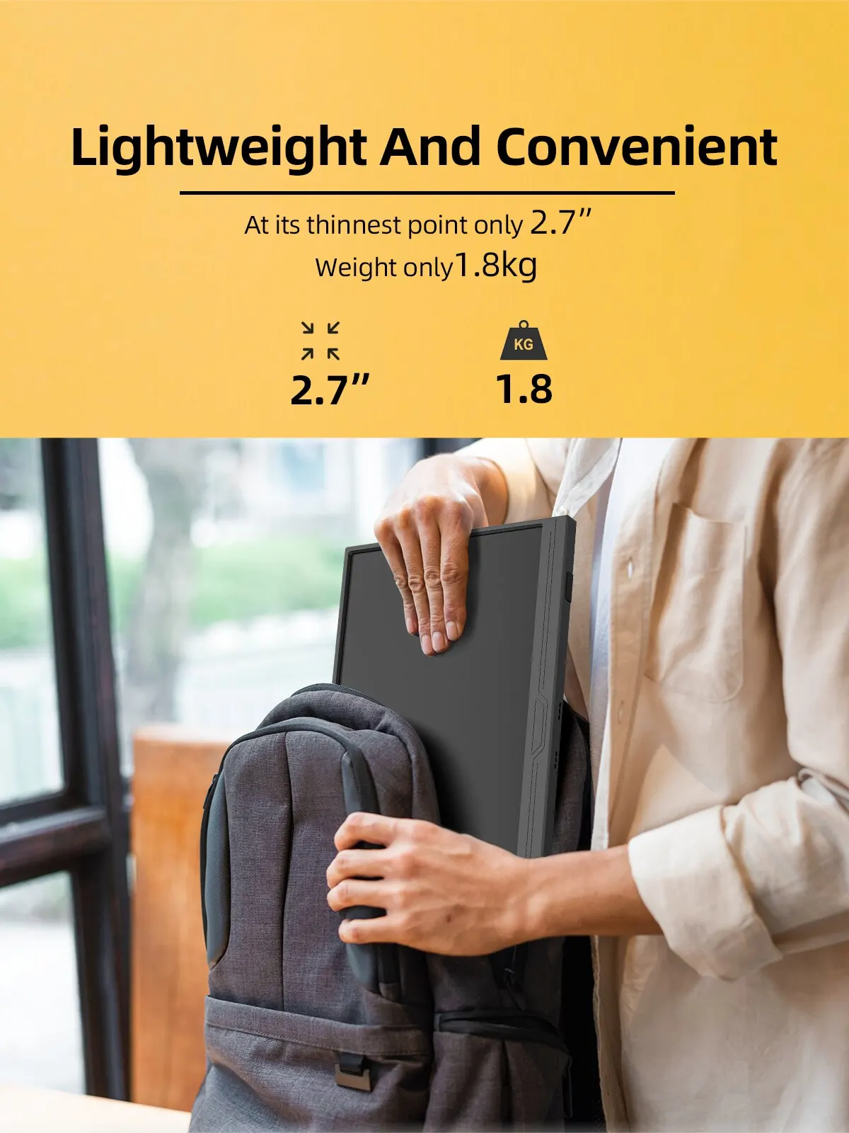 ZSUS Monitor portátil de 15,6 pulgadas pantalla táctil 1920*1080 HDR luz azul baja para XBox PS4/5 interruptor Loptop teléfono móvil extensión de PC - imagen 2