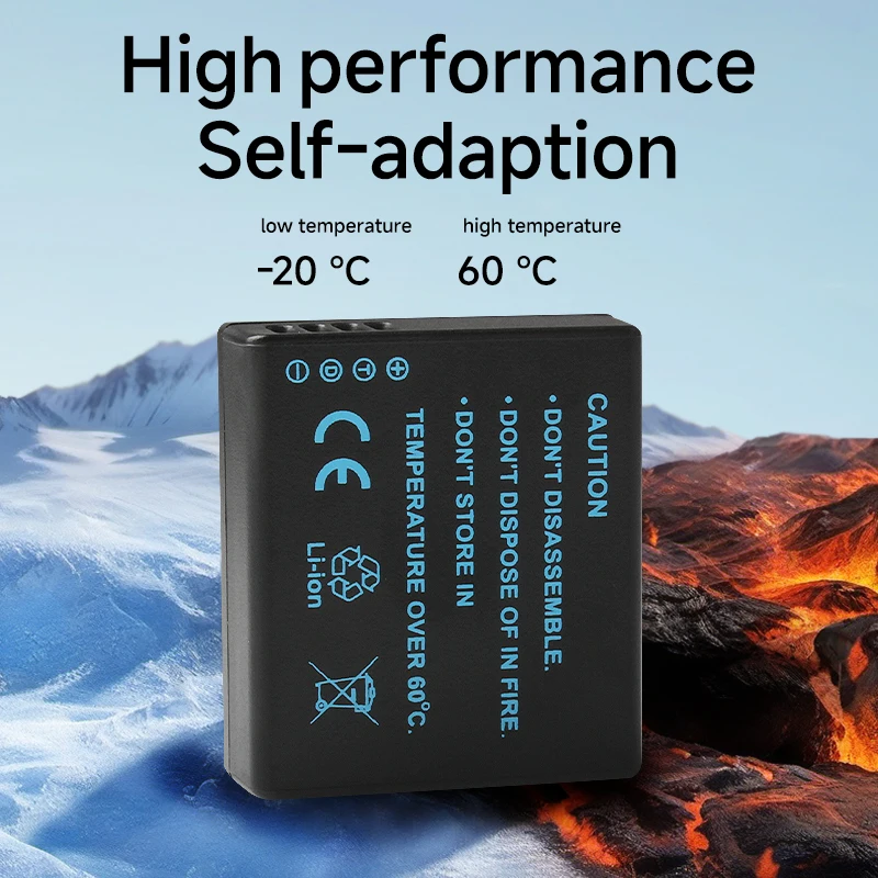 Batería de cámara recargable para DMW-BLG10 BLG10E, compatible con cámaras Lumix DMC GF3 GF5 GF6 GX7 GX80 LX100 - imagen 4