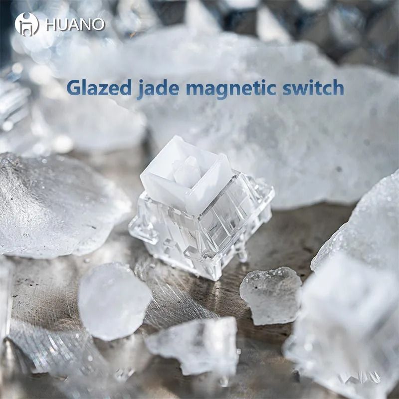 HUANO-interruptor magnético de JADE GLAZED, 45g, RGB, HIFI, lineal, 475GS, estabilidad central, sensor Hallsensor, interruptores de teclado magnéticos, intercambio en caliente - imagen 2