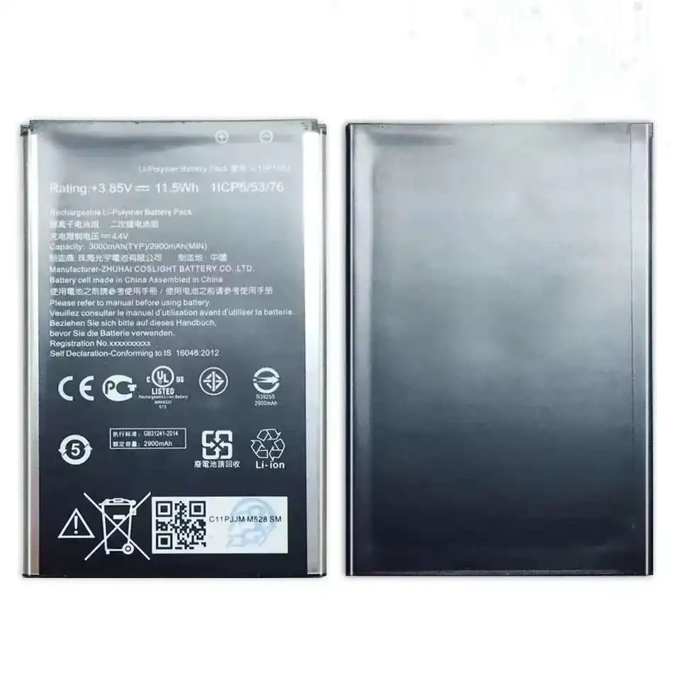 Batería extendida de 3000 mAh para Asus ZenFone 2 Laser ZE550KL ZE601KL ZE551KL, C11P1501 - imagen 5