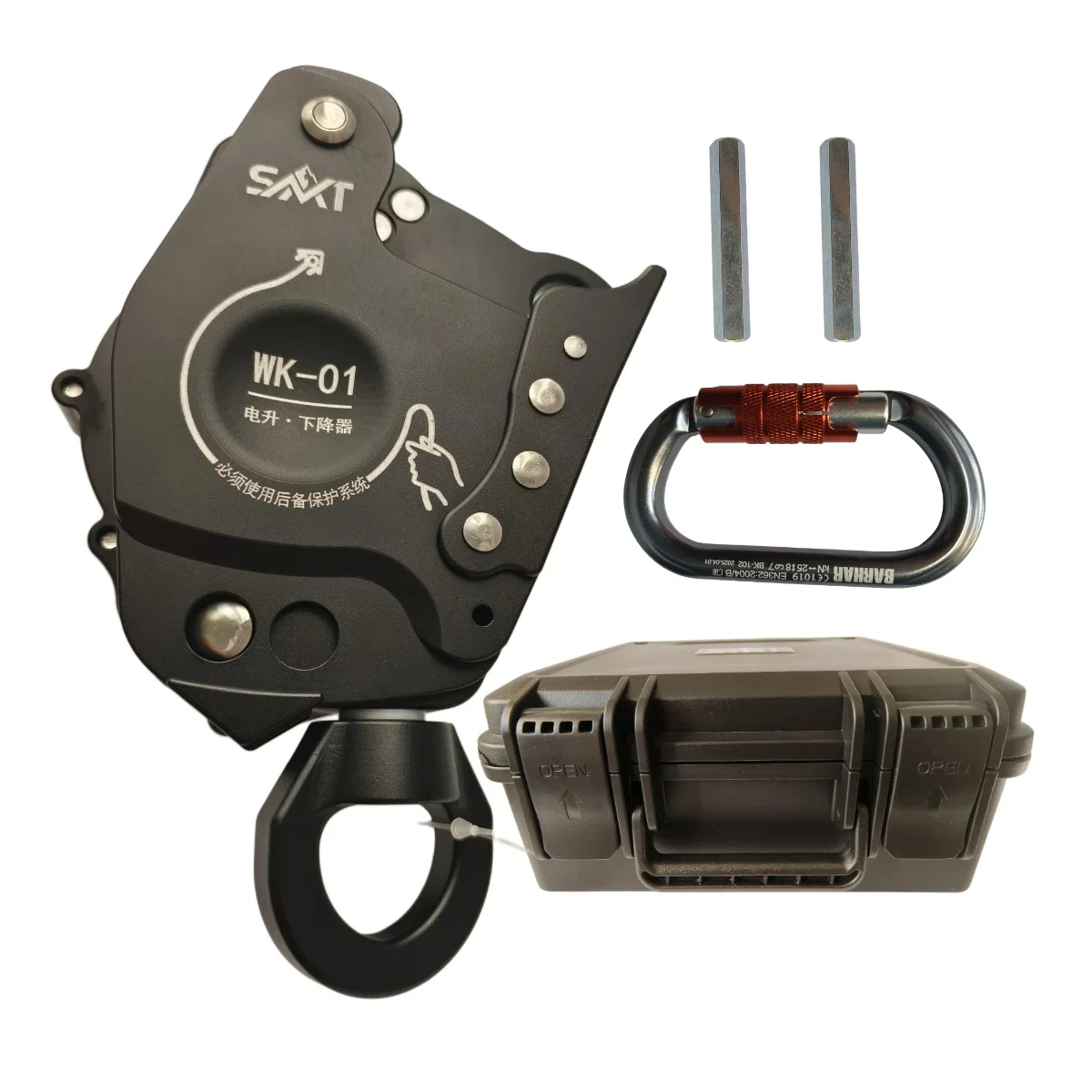 Dispositivo de descenso Ascent Awah z3-WK Ascender de elevación con junta universal para trabajo aéreo de carga de 30 kg-300 kg/escalada de cuerda/exterior - imagen 2