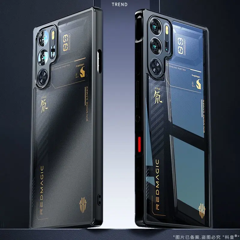 Funda para Nubia Red Magic 10 Pro armadura de lujo Funda transparente esmerilada acrílica para RedMagic 10 Pro Plus Funda de parachoques a prueba de golpes - imagen 5