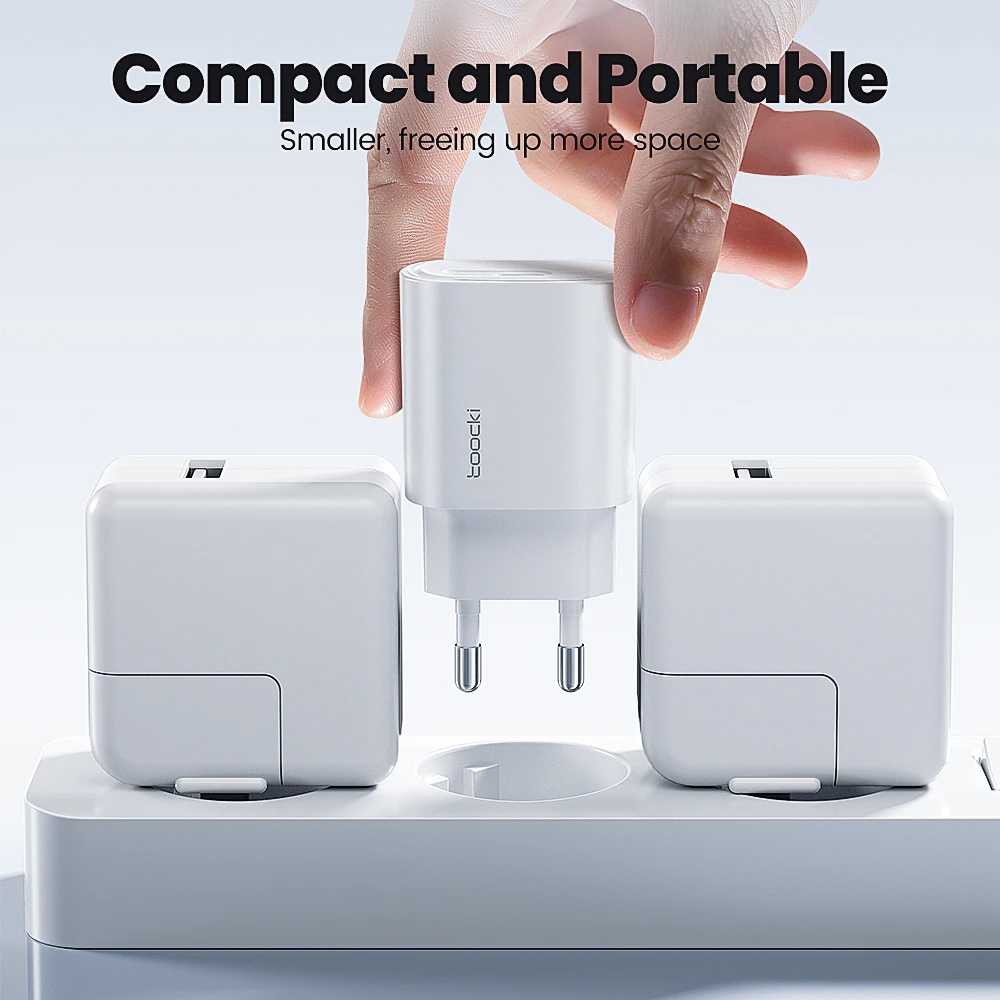 Toocki KR Plug 25W USB C cargador SFC PPS PD tipo C carga rápida para iPhone 16 15 14 Pro Max Samusng S25 S24 S23 Ultra Tablet - imagen 4