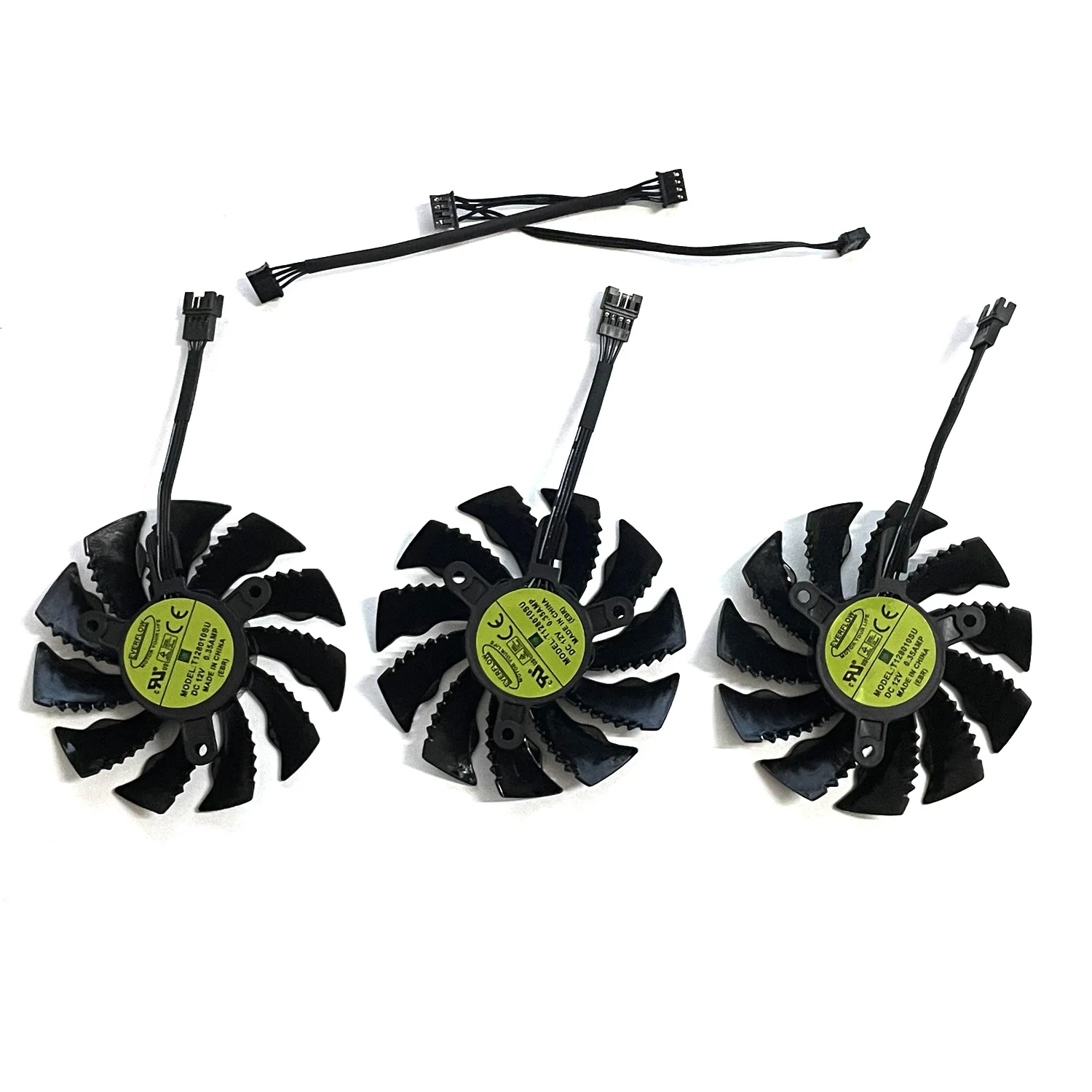 T128015SU PLA09215S12H DC 12V 0.5A 82MM 4PIN RTX2080ti GPU ventilador para Gigabyte Geforce RTX 2070 2080 Super RTX 2080Ti tarjeta gráfica - imagen 2
