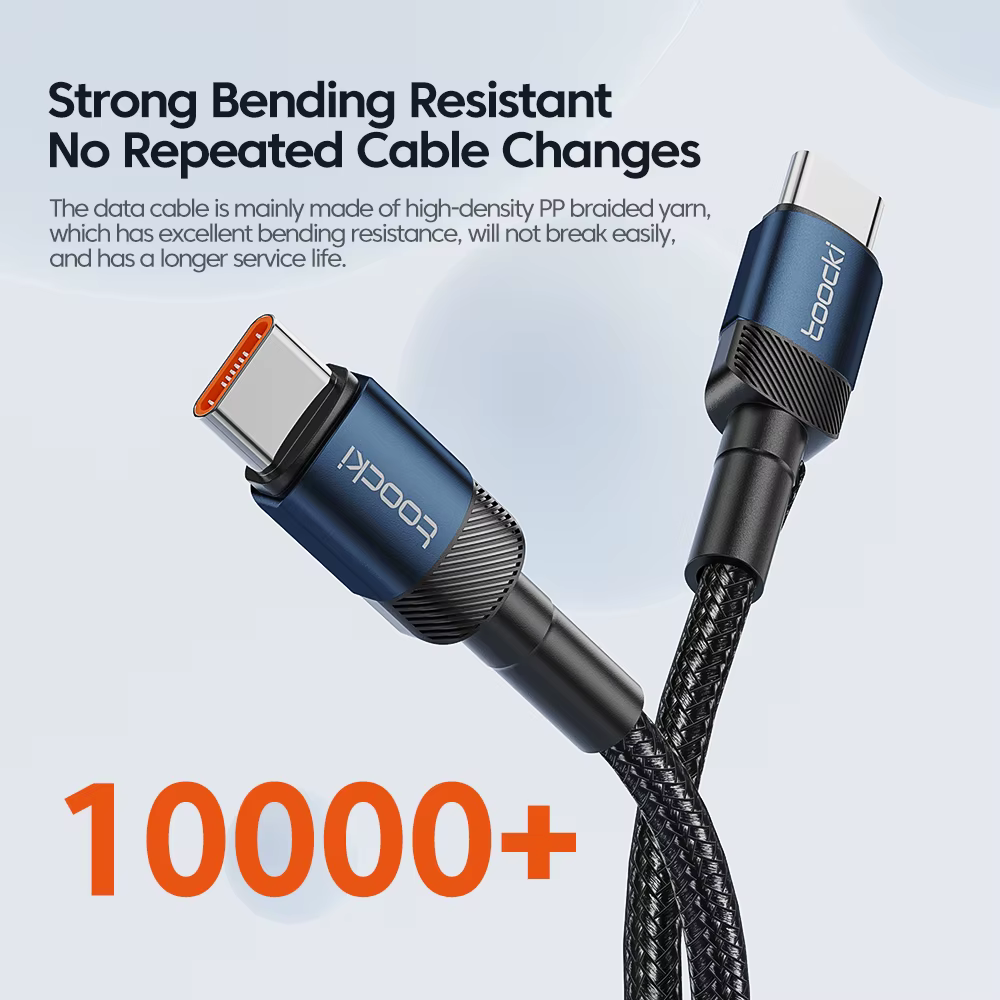 Toocki Cable USB-C 100W Carga Rápida para MacBook Samsung - imagen 4