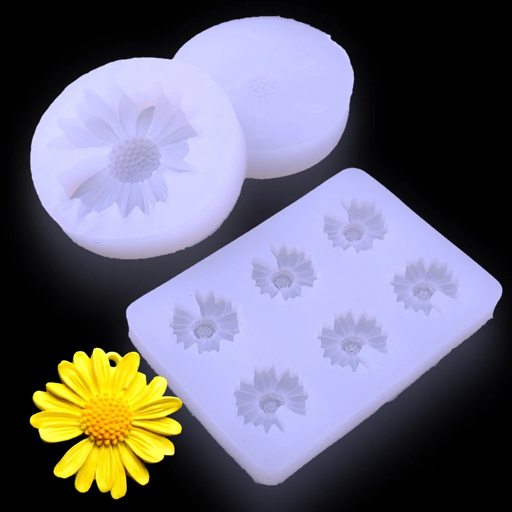 Molde de silicona suave para colgante de cera, decoración de jabón de flores, aromaterapia, transparente, 3D, para una vida mejor, 1 unidad - imagen 4