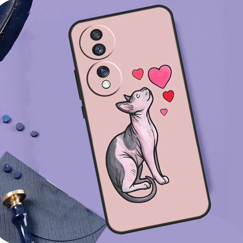 Funda de teléfono satánica Sphynx para Honor, 90 Lite, 70, 50 Magic, 5, 6 Pro, X6, X7, X8, X9, X6a, X7a, X8a, X9a, X9b, X8b - imagen 5