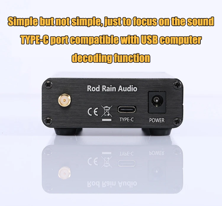 Rod Rain Receptor Bluetooth 5.1 con DAC ES9038Q2M LDAC Hi-Res