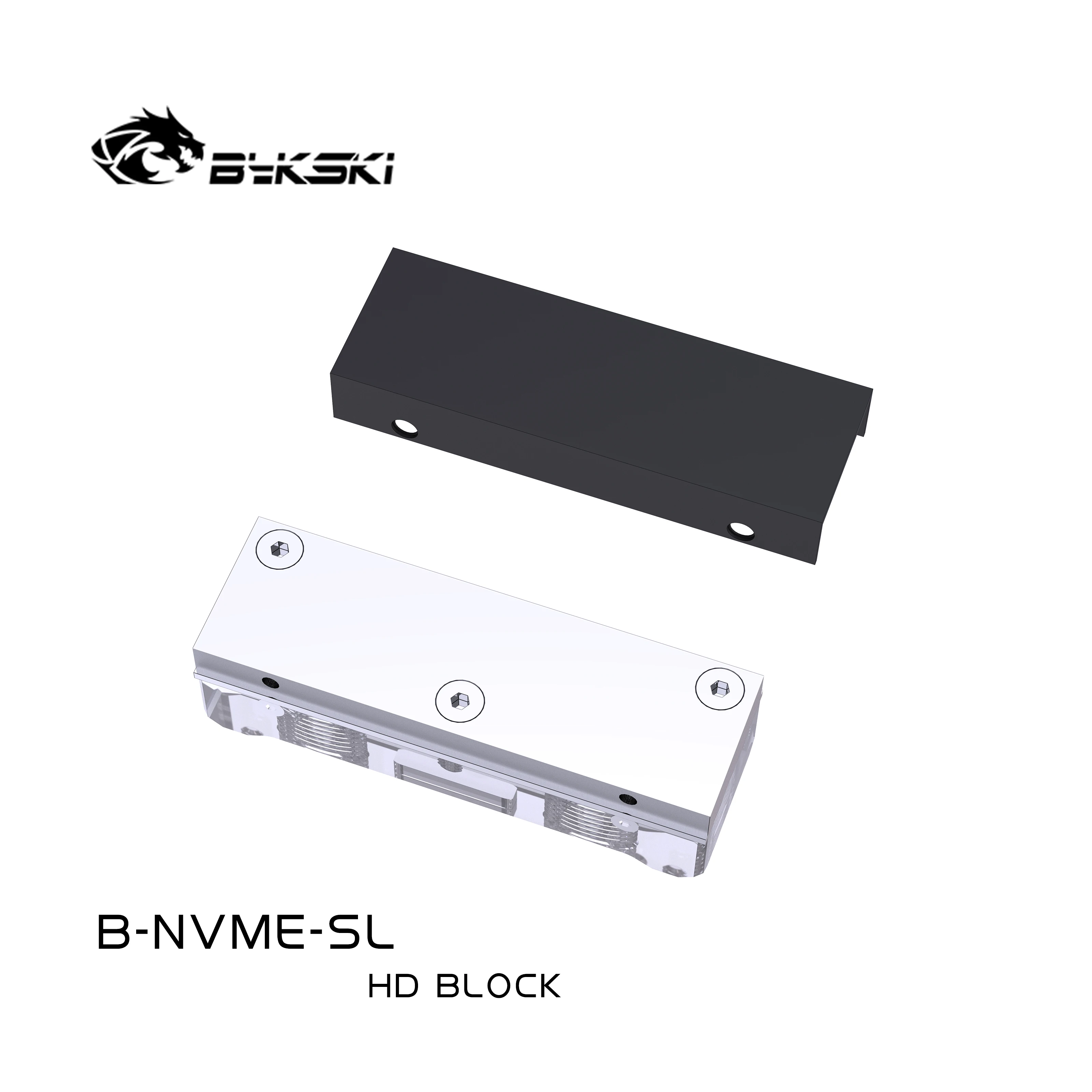 Bykski Bloque de Agua NVMe para SSD M.2 2280/22110 – Refrigeración - imagen 4