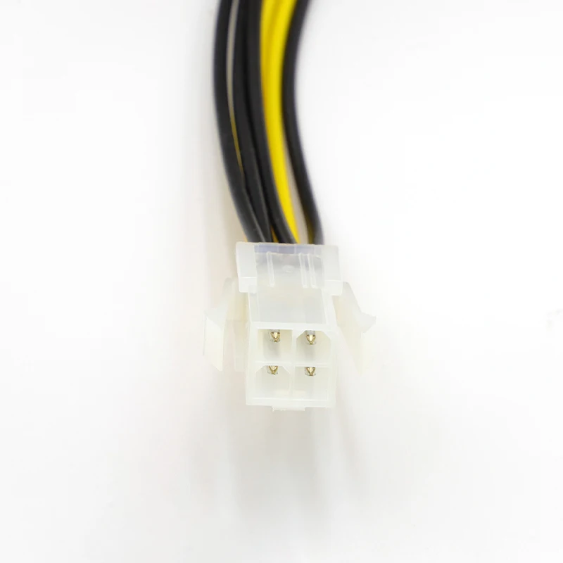 20cm ATX 4 pines macho a 8 pines hembra EPS Cable adaptador PC placa base CPU fuente de alimentación Cable de extensión de línea de alta calidad - imagen 5