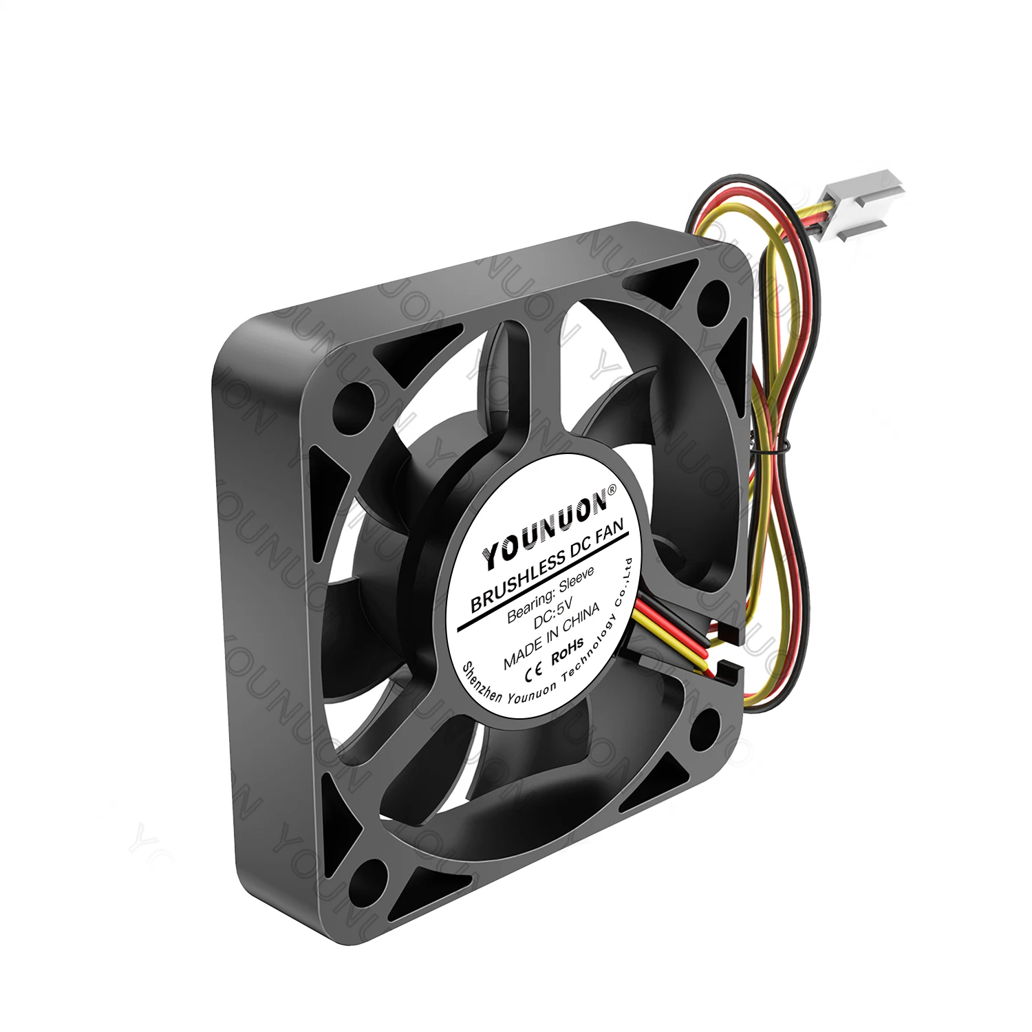 10 Uds 5010 50*50*10 12V ventilador de refrigeración 3Pin 50mm 5cm PC ordenador portátil ventilador de refrigeración Industrial 50x50x10mm ventilador de refrigeración FG - imagen 2