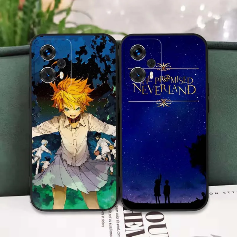 The Promised Neverland para Motorola Edge 60 50 40 E22i E22 E15 S X30 G G24 Pro Stylus Play Power 5G 2025 funda de teléfono - imagen 2