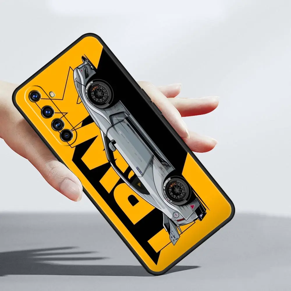 Japón JDM coches deportivos para Realme GT Neo 2 3 3T 5 funda de teléfono 12 11 5G 10 9 8 5G 7 6 GT5 GT3 GT2 Pro C21 C11 C25 C35 - imagen 4