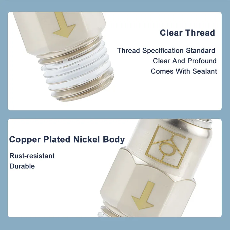 Válvula de retención neumática SPC/VPC4/6/8/10/12-M5/01/02/03 válvula de retención de inducción neumática roscada recta a través del conector rápido - imagen 5