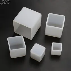 Molde de silicona para resina epoxi con forma de cubo