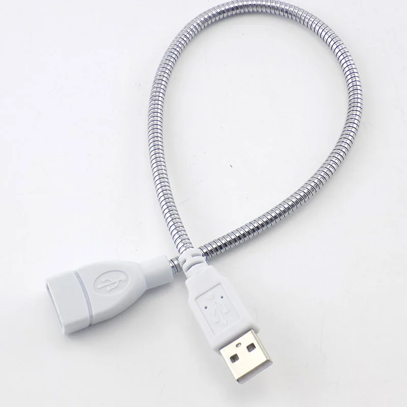 Línea de extensión USB, cable de alimentación Flexible, adaptador de conector USB macho a hembra para Mini ventilador de luz nocturna LED USB A7 - imagen 4