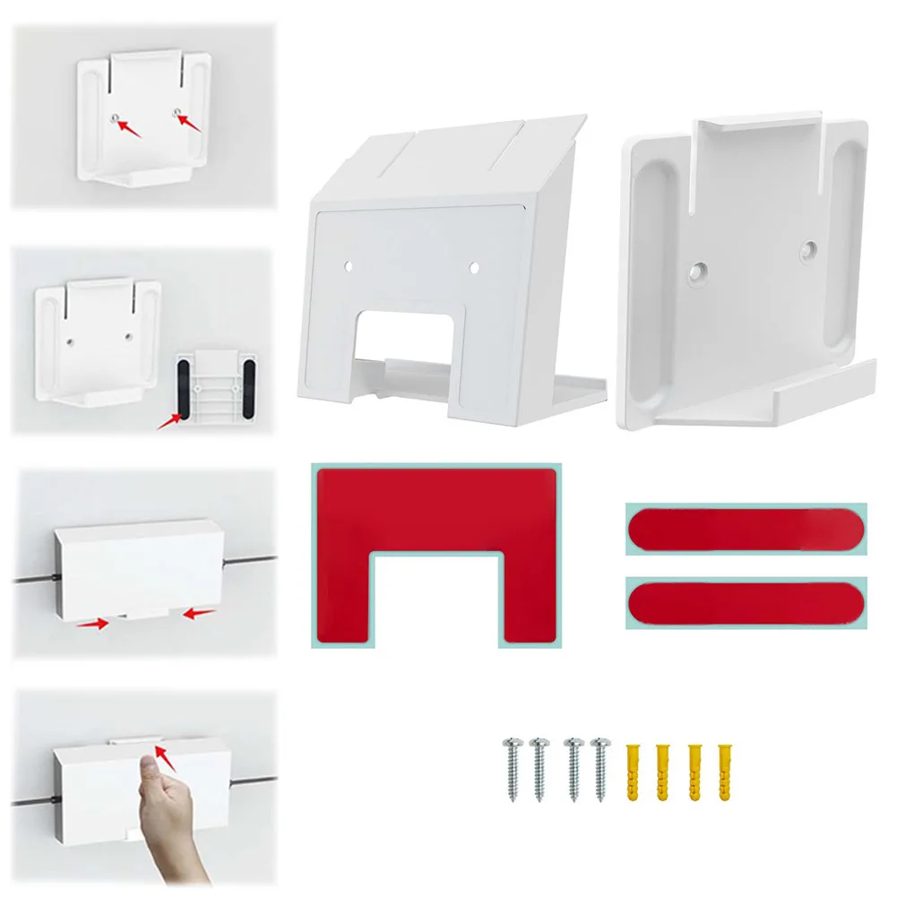 Kit de montaje de enrutador de Metal para instalación de pared y techo, soporte de almacenamiento de montaje en pared para potencia de enrutador StarLink Gen3 V3
