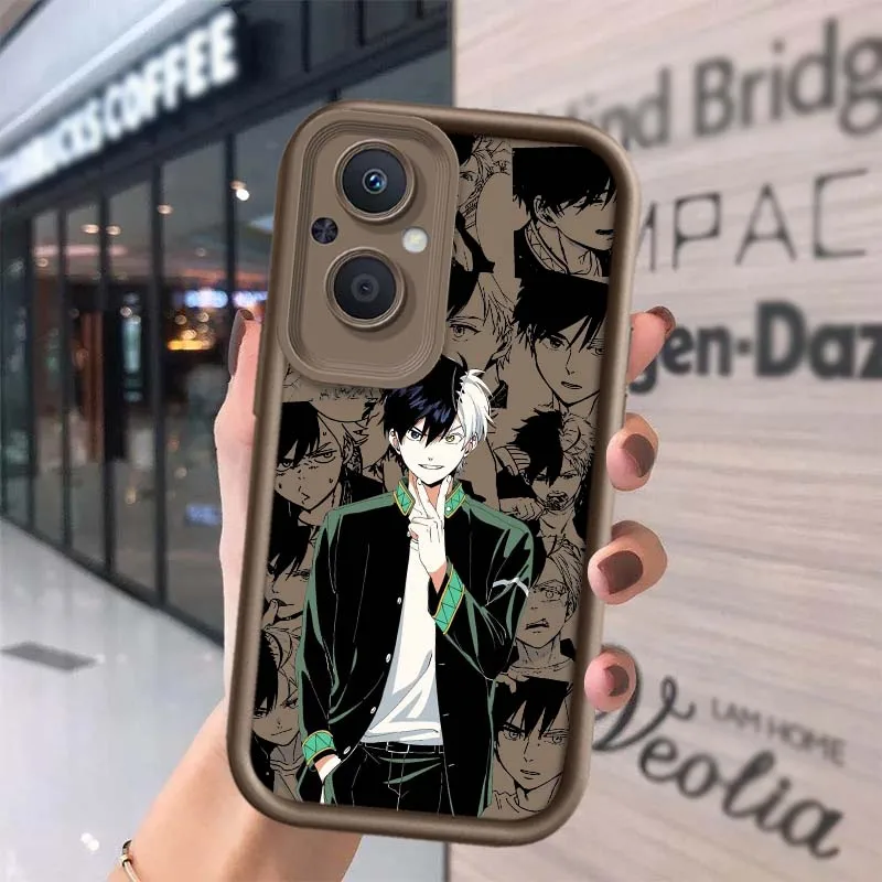 Sakura Haruka adecuado para OPPO Reno10 Reno8 Reno7 Reno6 Reno5 T Z Lite Pro Plus 5G ojo escalera funda de teléfono cubierta de moda - imagen 3