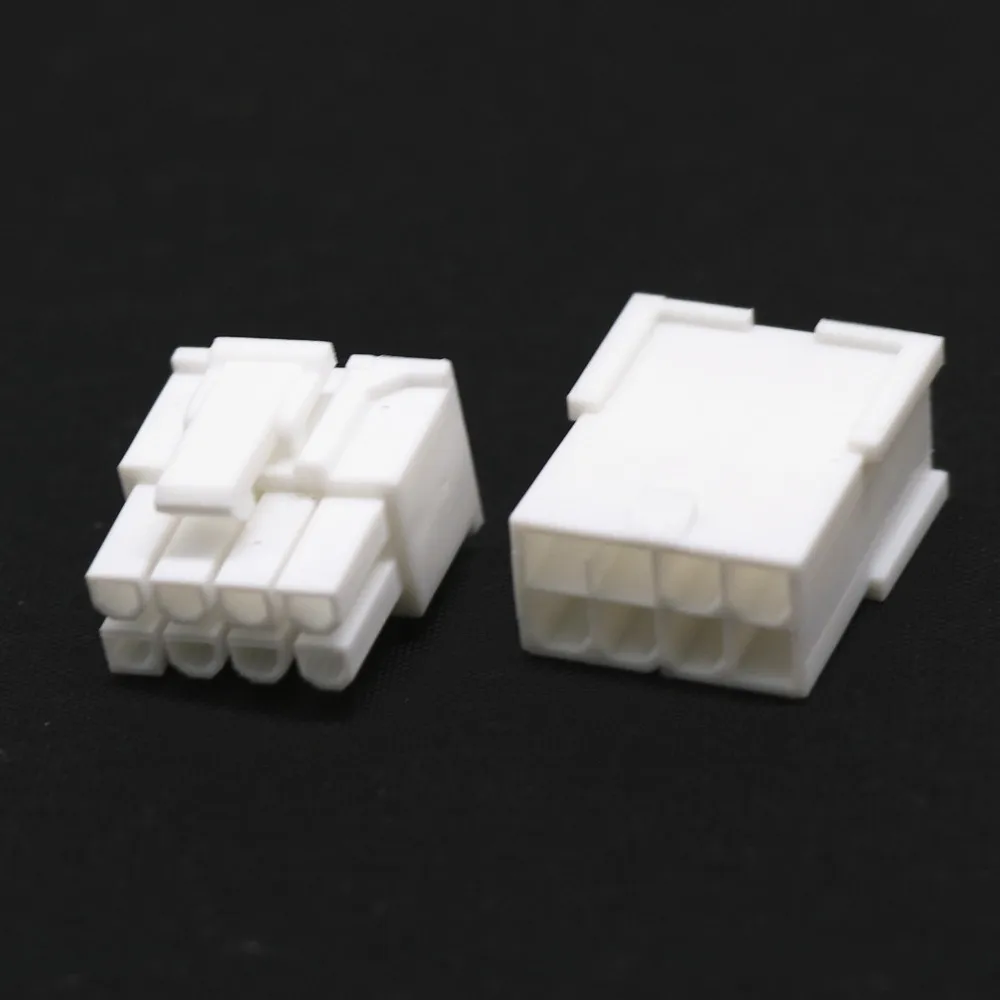 Conector blanco 4,2mm 5557 5559 enchufe 24 pines MB 8 pines CPU 4 + 4 pines 6 + 2 pines 8 pines GPU 6 pines PCIE carcasa para Cable Modular de extensión PSU - imagen 3