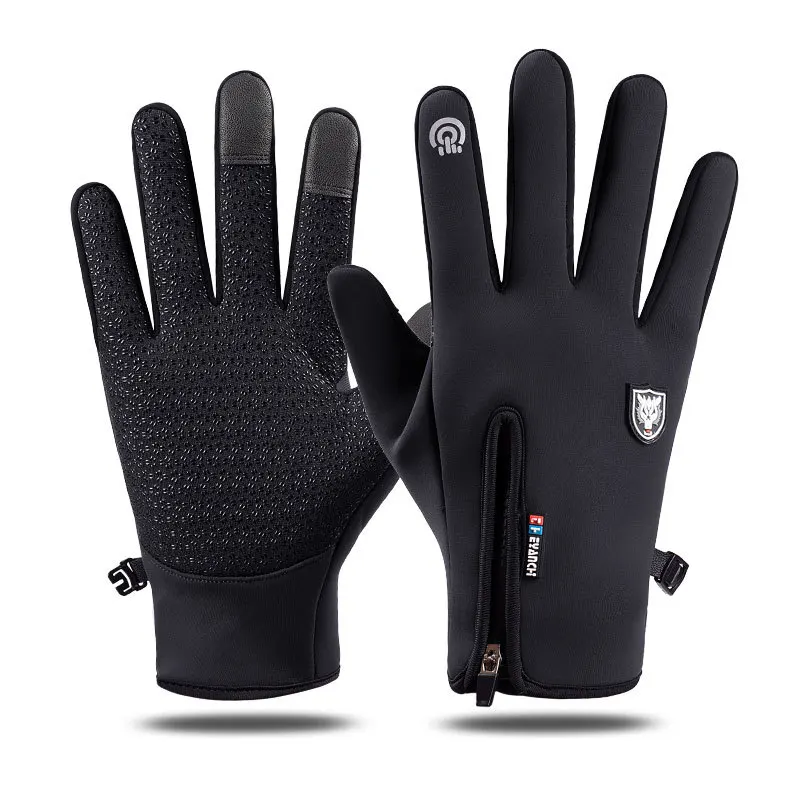 Guantes Térmicos impermeables para pantalla táctil, a prueba de viento, cálidos, para clima frío, correr, deportes, senderismo, esquí, Invierno - imagen 5