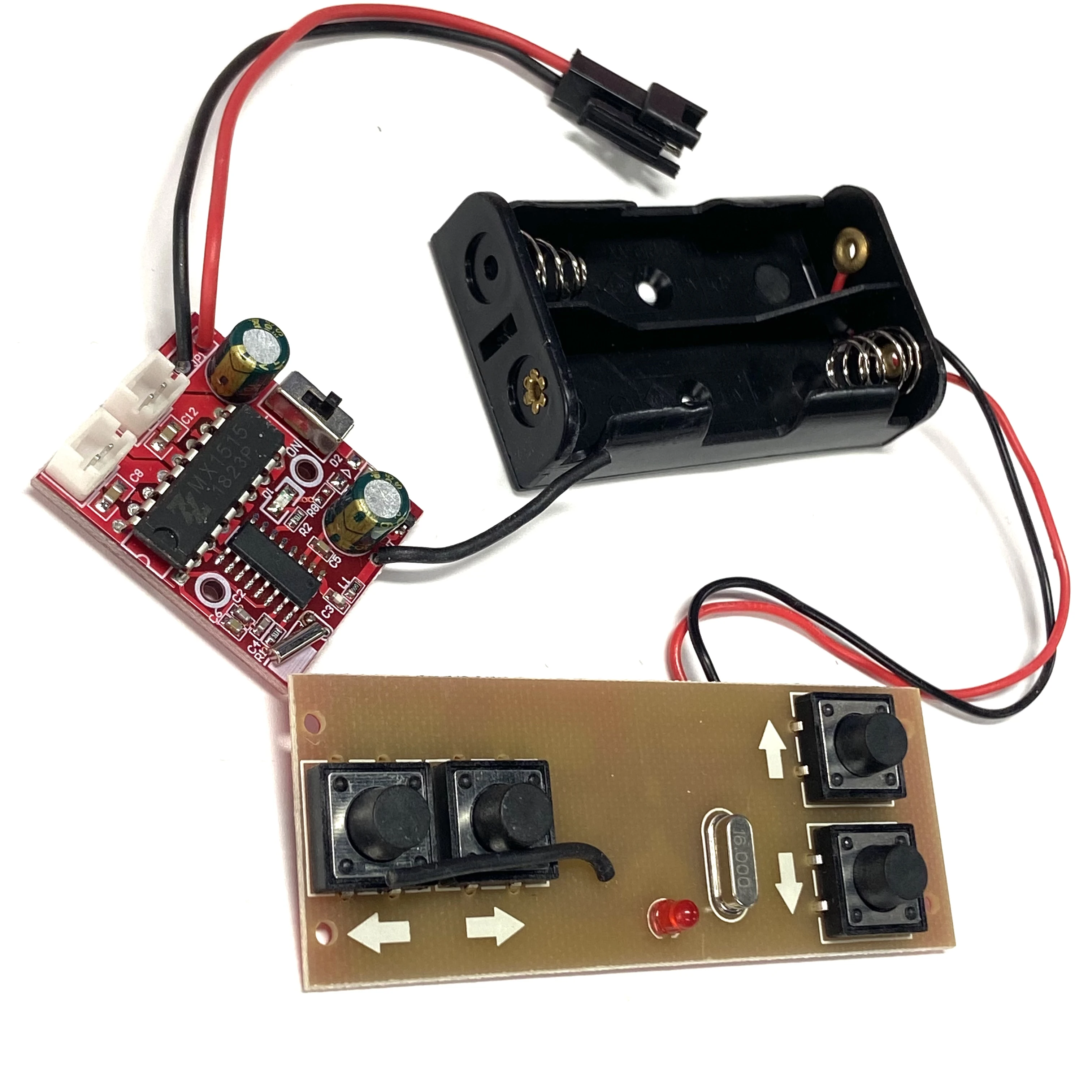 Kit de receptor de Control remoto inalámbrico de 4 canales, 2,4G, módulo de coche de juguete, modelo de barco, accesorios de Control remoto DIY TR100 - imagen 4