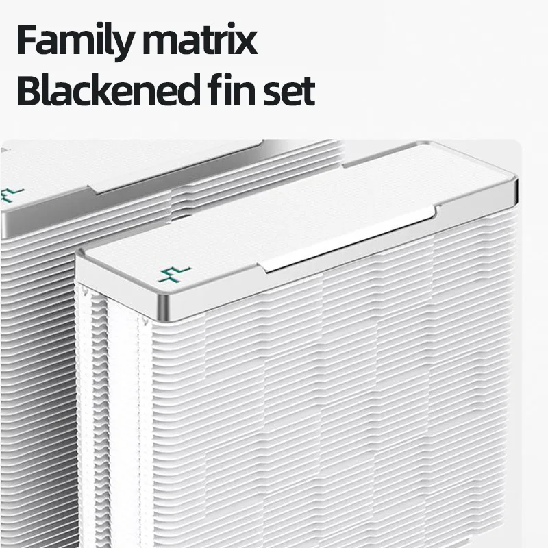 DeepCool AK620 Digital Twin Towers CPU enfriador de aire 6 heatpipes blanco ventiladores duales radiador para LGA1700 2011-v3 115X 1200 AMD AM4 AM5 - imagen 5