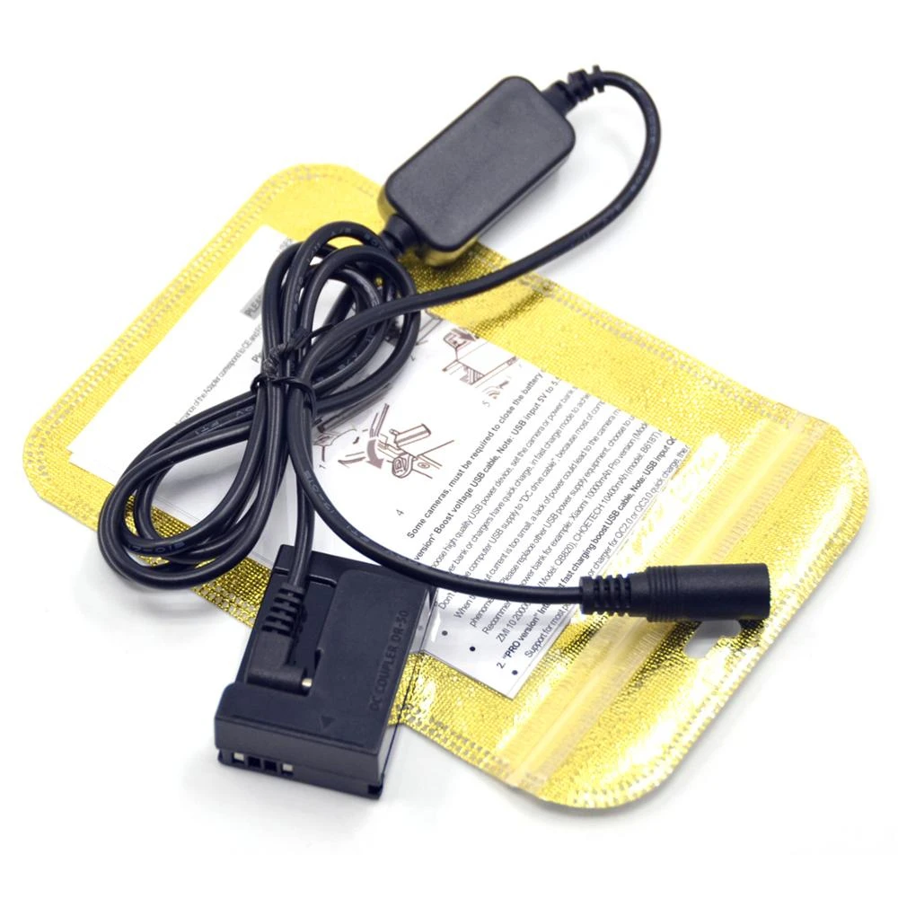 Cable adaptador de corriente reductor de 12V-24V + acoplador DR-50 DC NB7L NB-7L batería ficticia para Canon PowerShot G10 G11 G12 SX30 IS SX30IS - imagen 3