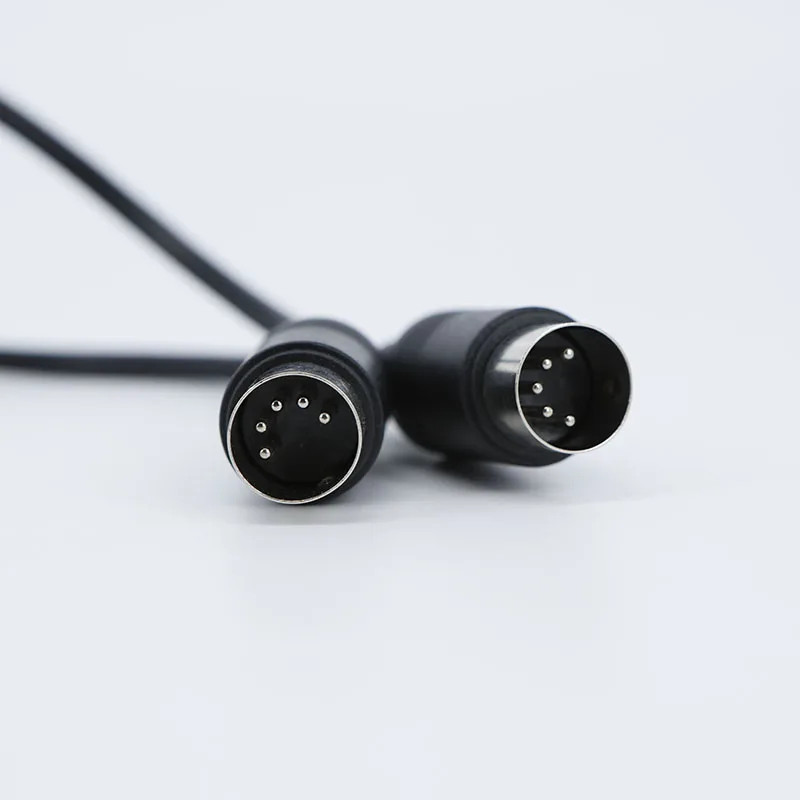 0,5 m-2m DIN 5PIN Cable macho a macho MIDI 5 pines DIN enchufe a 5 pines DIN extensión de Audio conector macho Cable din-5pin M/M adaptador q