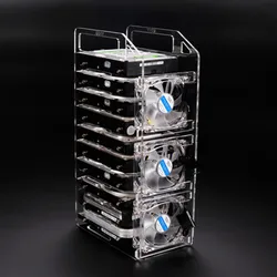 Soporte HDD Acrílico Transparente para PC Sobremesa