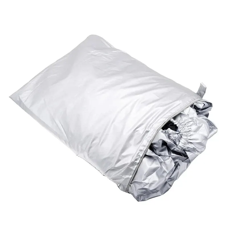 Cubierta para barco, protección exterior para yate, cubierta impermeable para barco, tela antigolpes, a prueba de desgarros, reflectante plateado de 11-22 pies - imagen 5