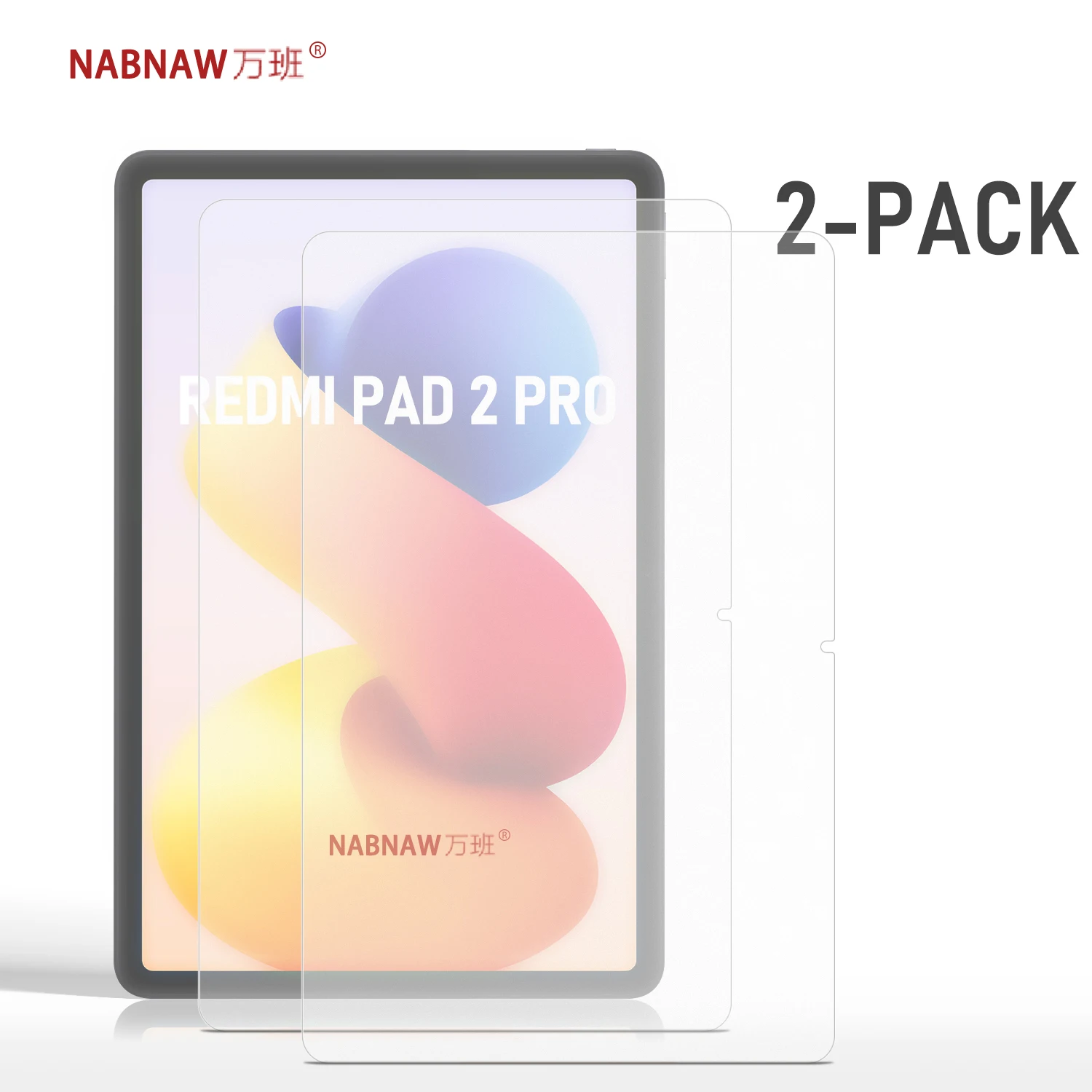 Para Redmi Pad 2 Pro Protector de pantalla Xiaomi Redmi Pad 2 Pro 12,1 2025 Full HD vidrio templado a prueba de arañazos 9H película paquete de 2 - imagen 2