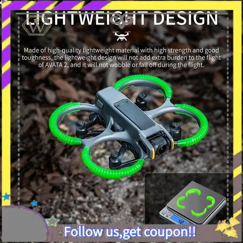 Nuevo Anillo anticolisión de paletas para DJI Avata2 Traverser, cubierta protectora de paleta anticolisión, accesorios de protección - imagen 5