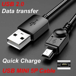 Cable Mini USB a USB A – USB 2.0 Carga y Datos Rápidos