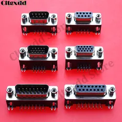 Conector RS232 DB9/DB15 PCB 90° Macho-Hembra para Montaje