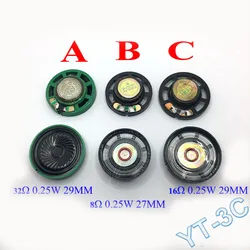 Altavoz 27mm para Timbre Intercomunicador – 0,25W 8Ω-32Ω